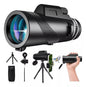 SUPER TelescopioPRO Monocular para móvil 80x100 color Negro